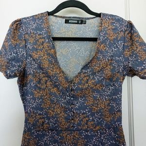 SOLD Misguided size 6 floral sundress